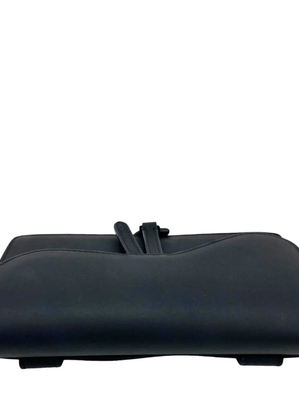 Christian Dior Saddle Ultra Matte Calfskin Leather Belt Pouch Black